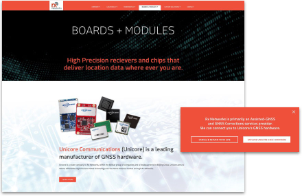 Board and Module page(RX)